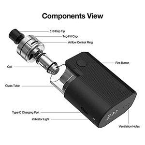 Aspire PockeX Box Kit Components View