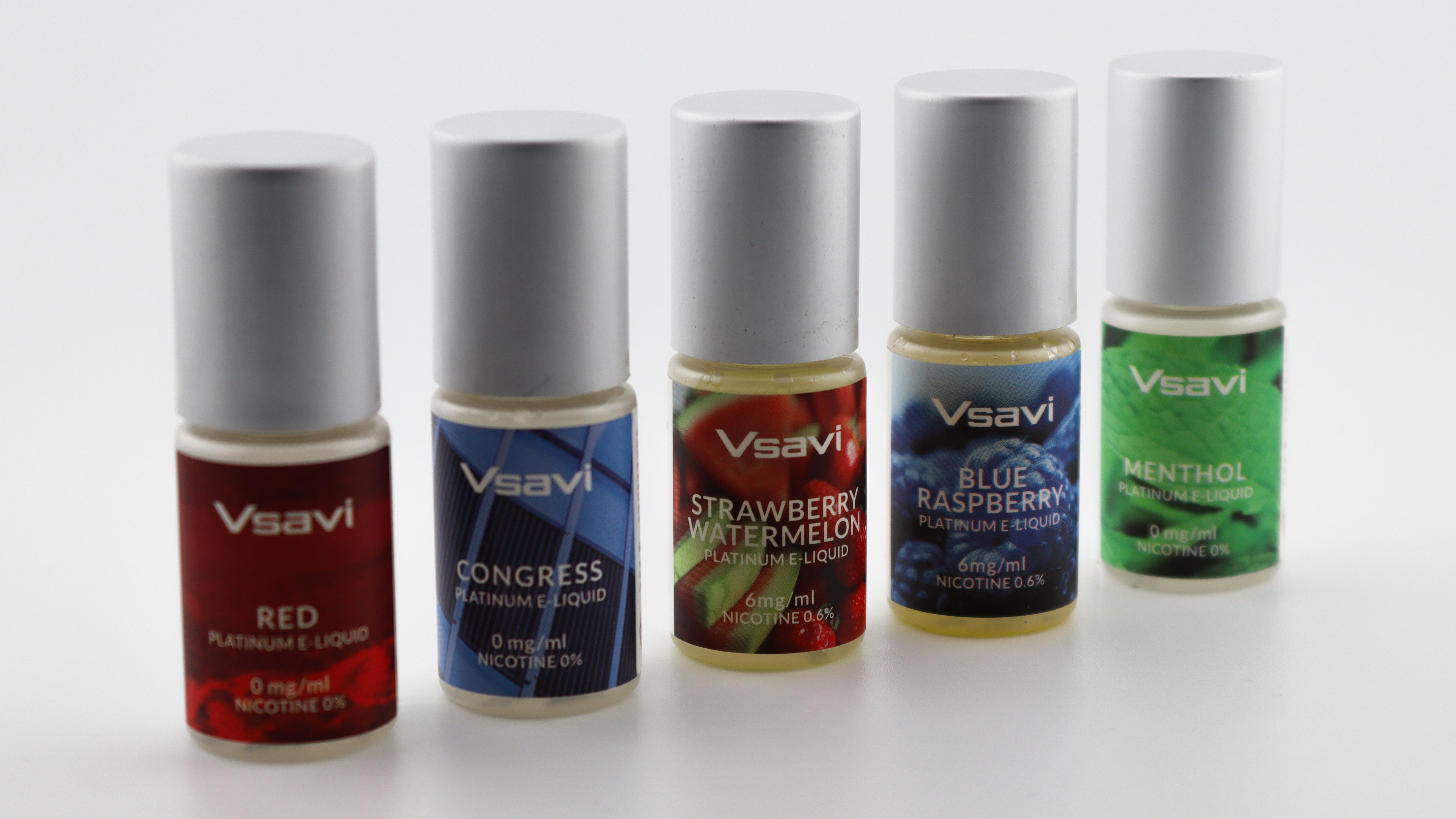 VSAVI Platinum Bottles, showing a range of 10ml bottles suitable for storage