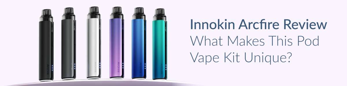 Mixture of Innokin Arcfire Vape Kit Devices in Different Colours