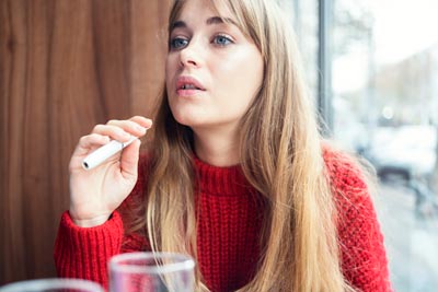 New Vaper in a coffee-shop New Vaper in a coffee-shop