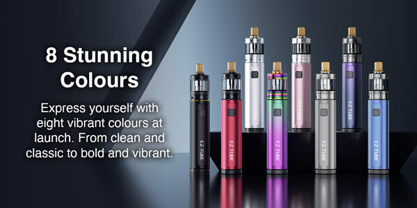 Selection of Innokin EZ Tube Vape Kits in Different Colours With the New Zenith Minimal Tank