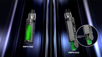 Smok RPM 85 With a 3000mAh Battery and the Smok RPM 100 With a Removable 21700 Battery