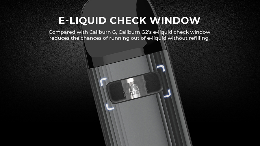 Uwell Caliburn G2 With E-Liquid Window
