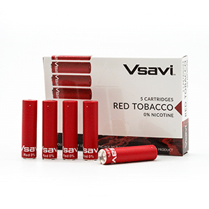 V2 Vsavi Red Tobacco Cartridges 0% Nicotine