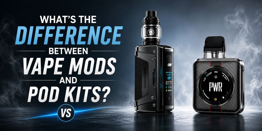 Vape Mod vs Pod Kit Comparison Guide Compare vape mods and pod kits to understand which is best for your vaping style, including differences in performance, e-liquid compatibility and everyday use.