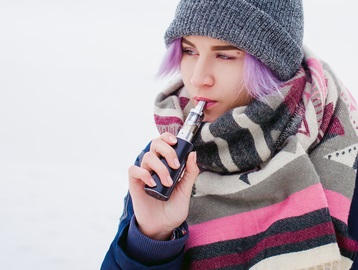 Vapour2 vaping in winter 
