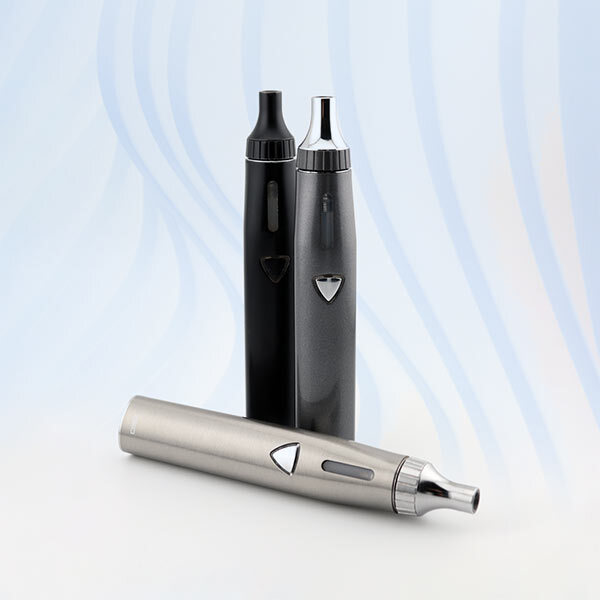 XEO Void Vape Kits with 3 devices on a blue and white wavy background